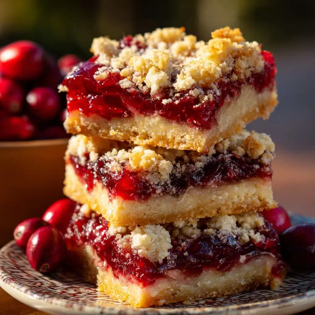 Cranberry Bars Recipe - Recipe Image