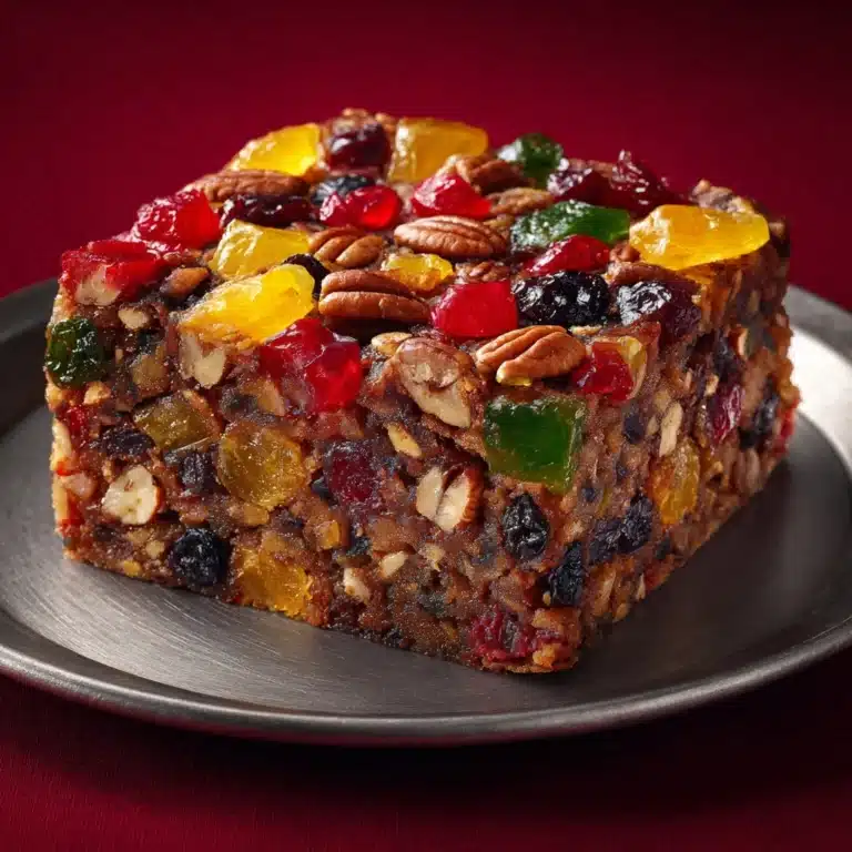 Traditional Christmas Fruit Cake Recipe