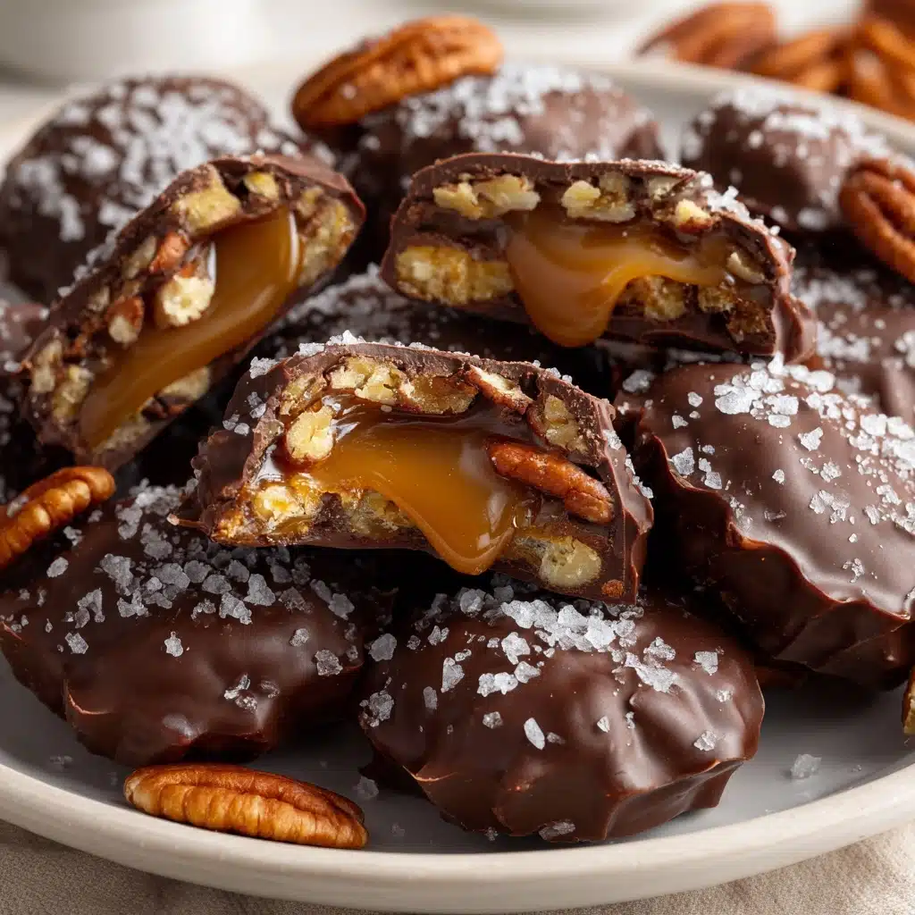 Homemade Chocolate Turtles Recipe - Recipe Image