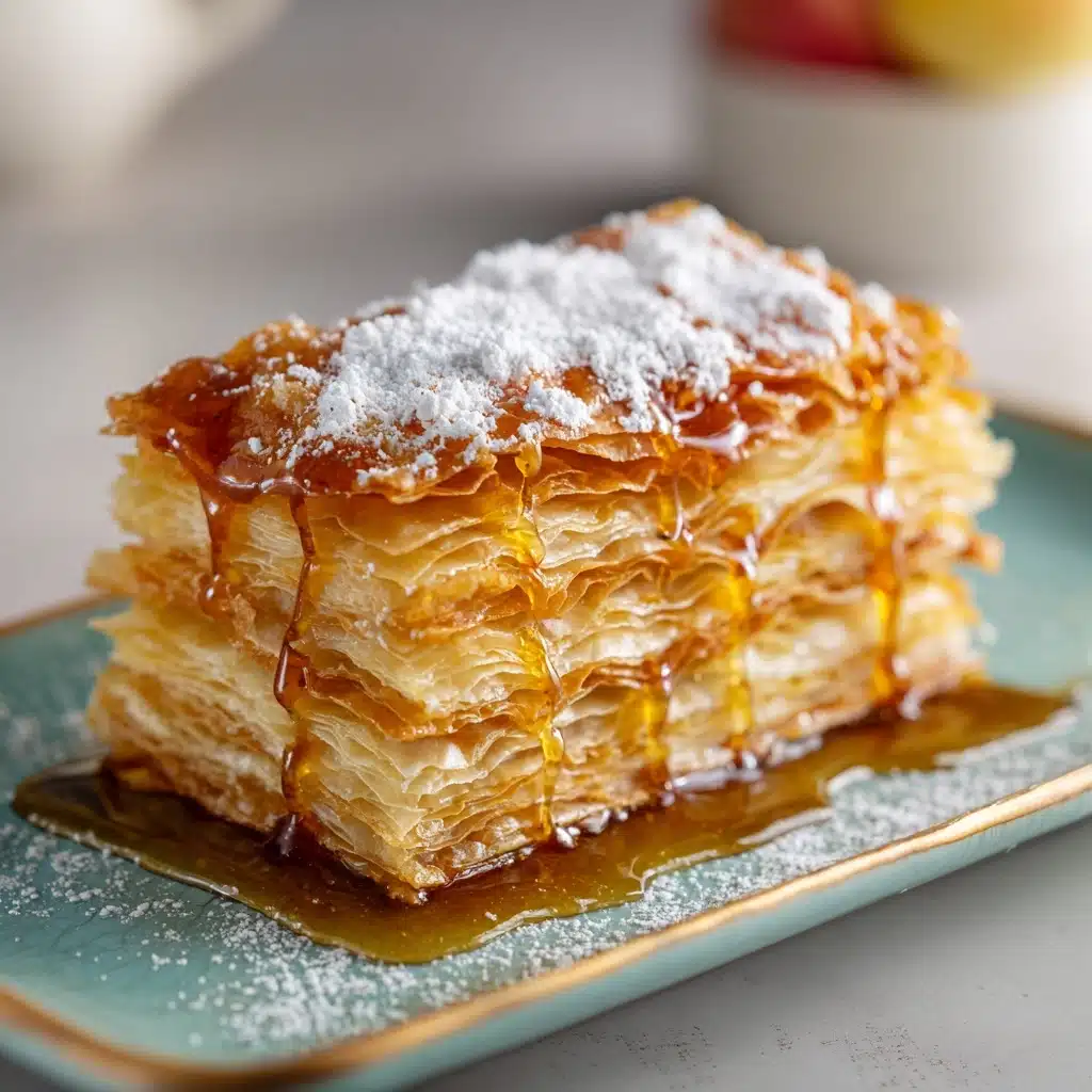 Apple Mille-Feuille with Vanilla Custard (Gluten-Free) Recipe - Recipe Image