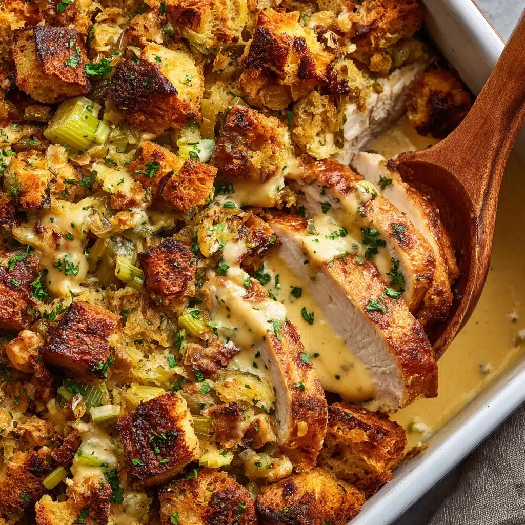 Easy Chicken Stuffing Bake Recipe - Recipe Image