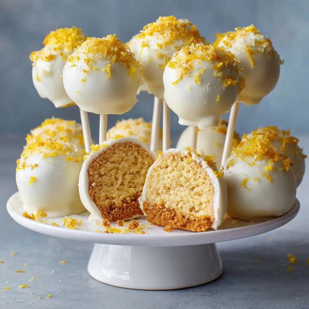 Lemon Meringue Cake Pops Recipe - Recipe Image