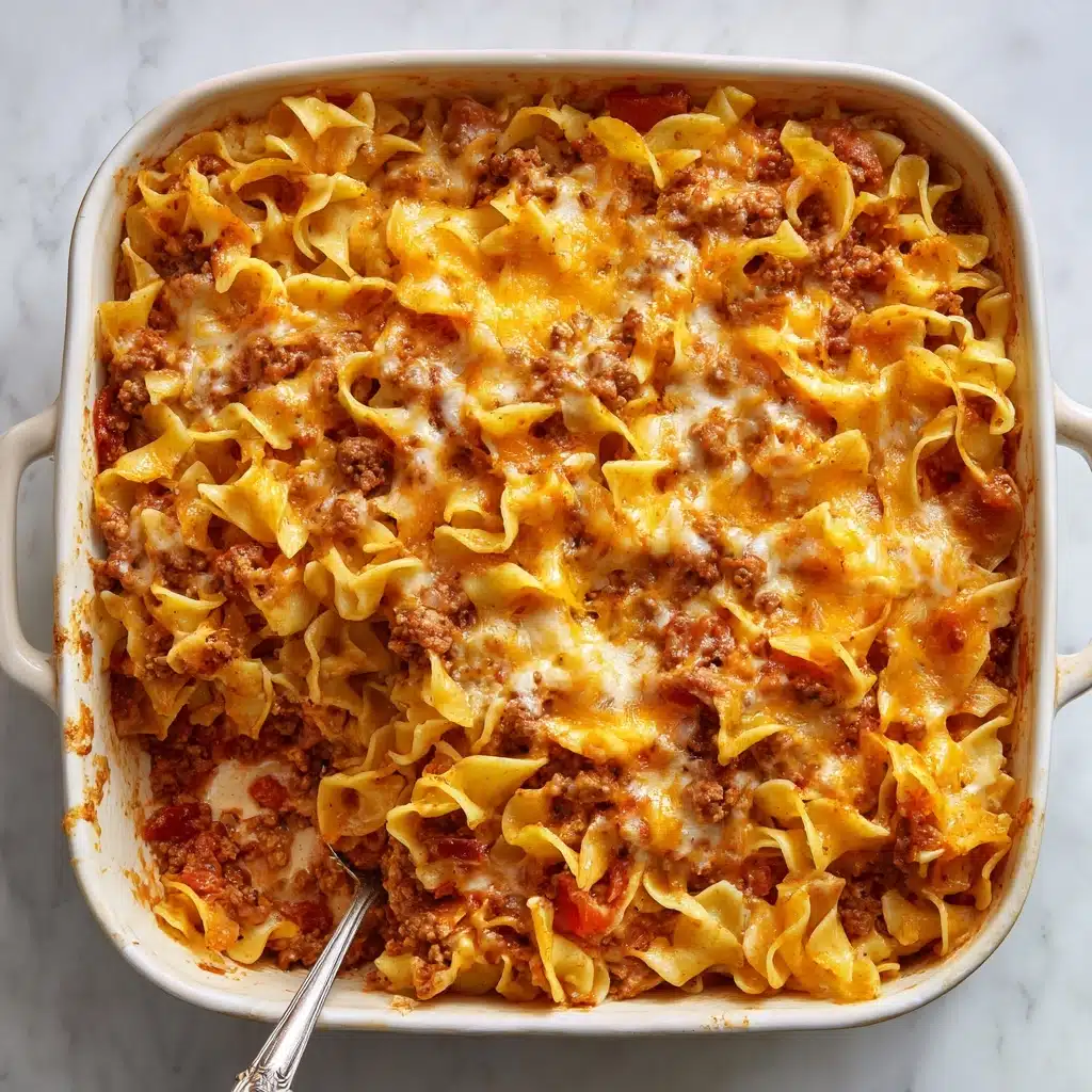 Amish Country Casserole (Hearty Homestyle Beef and Noodle Bake) Recipe - Recipe Image