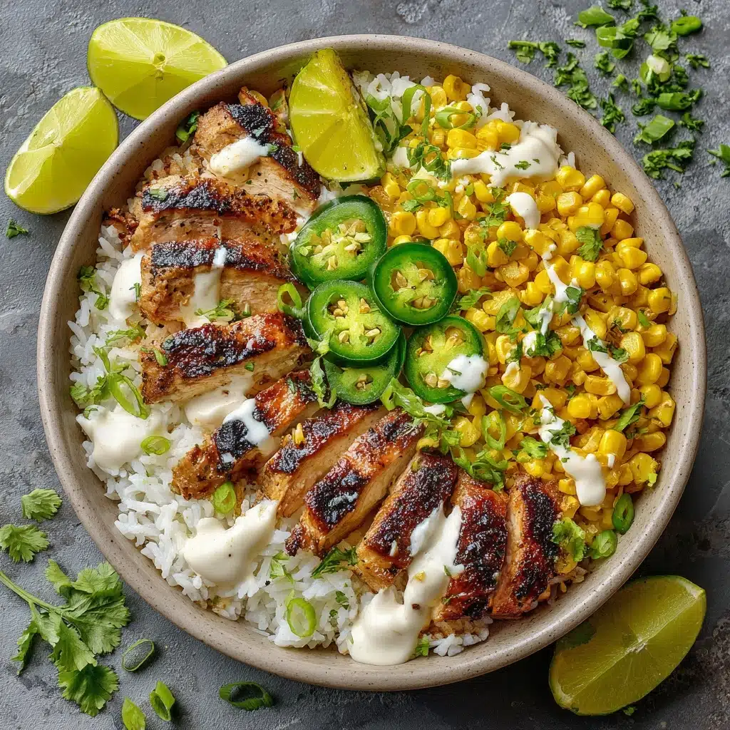 Street Corn Chicken Rice Bowl Recipe