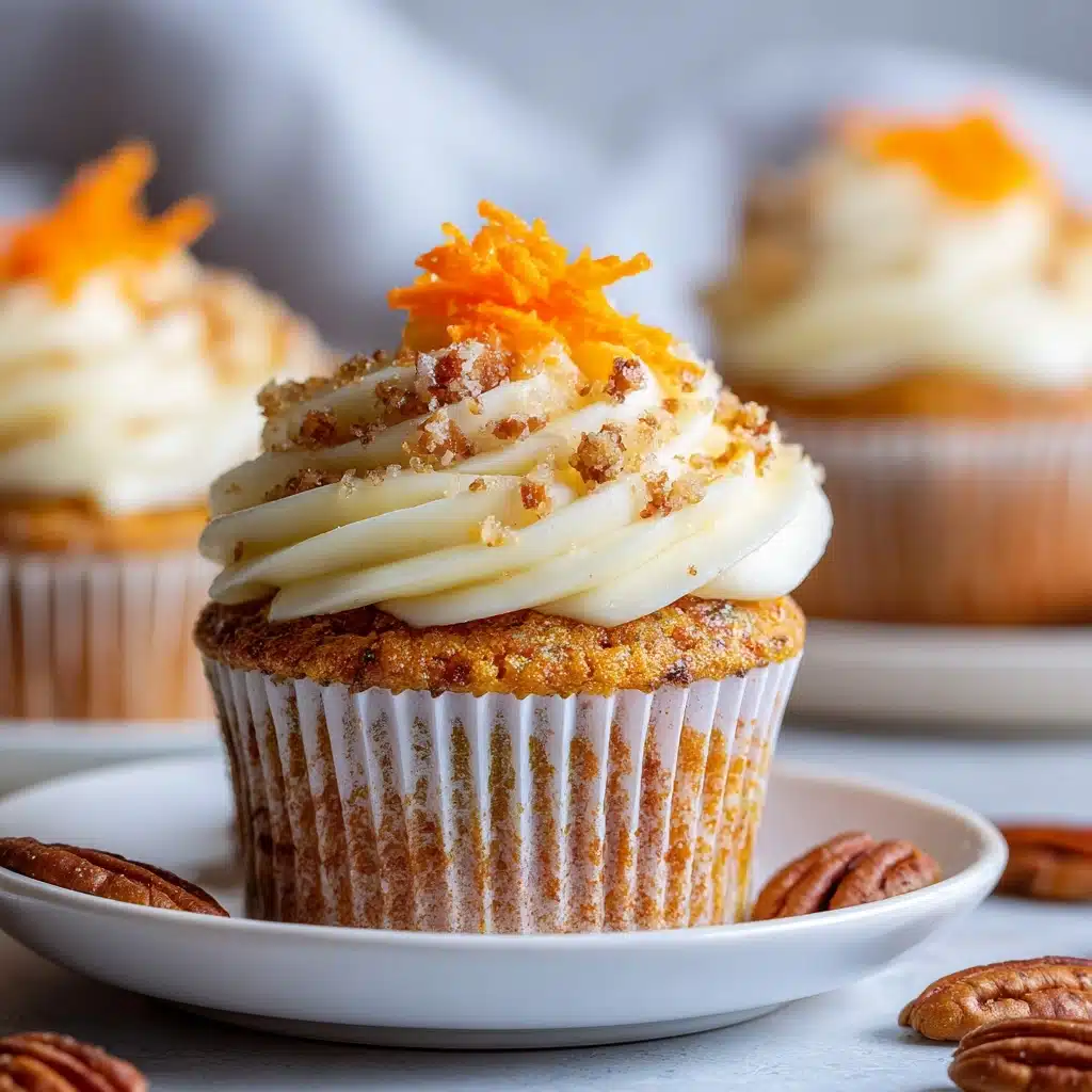 Easy Carrot Cake Cupcakes Recipe