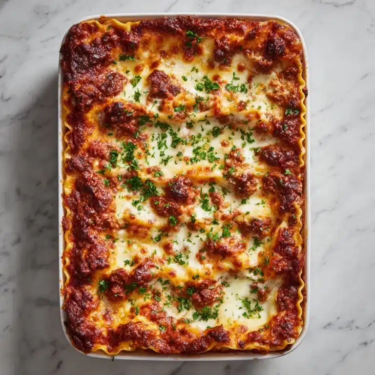 Easy Meat Lasagna Recipe