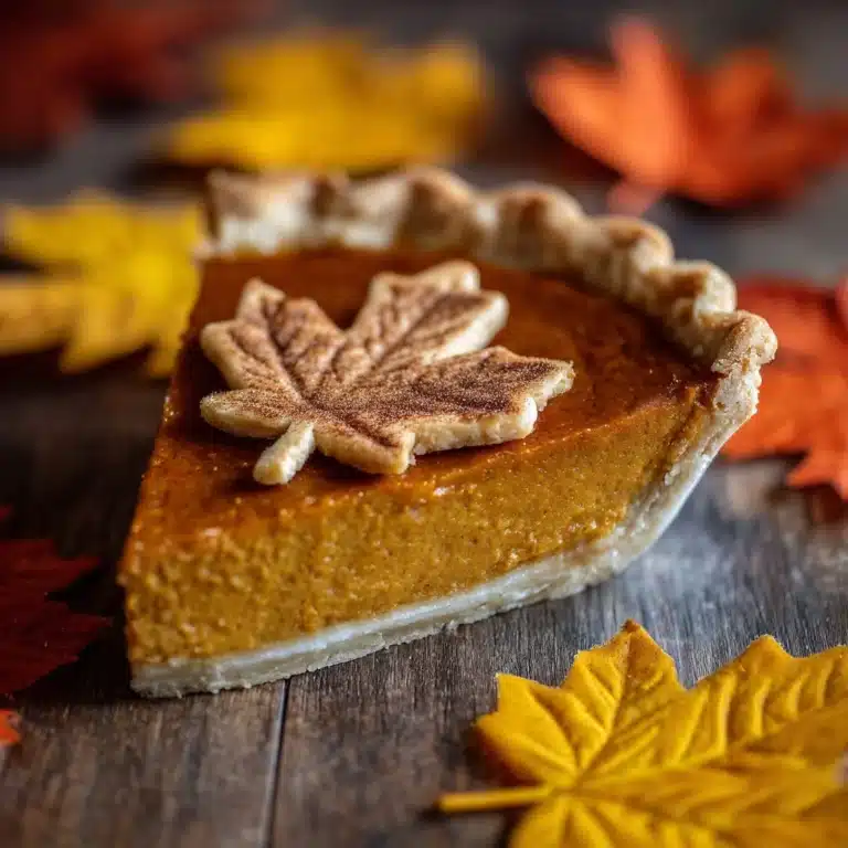 Easy Pumpkin Pie from Scratch with Flaky Crust Recipe