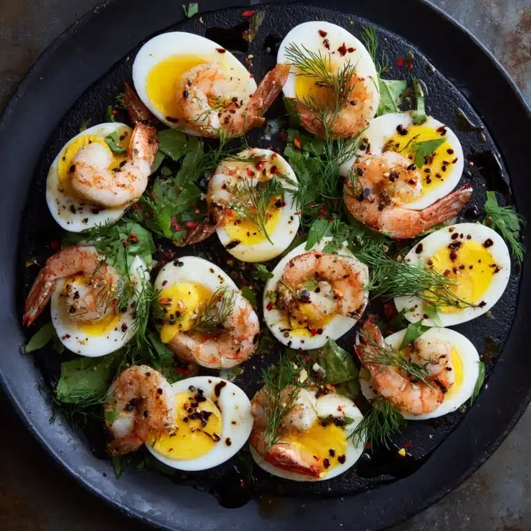Cajun Shrimp Deviled Eggs Recipe