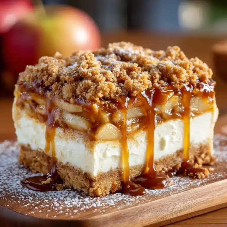 Salted Caramel Apple Pie Cheesecake Recipe