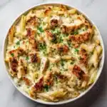 Garlic Parmesan Chicken Pasta Bake Recipe