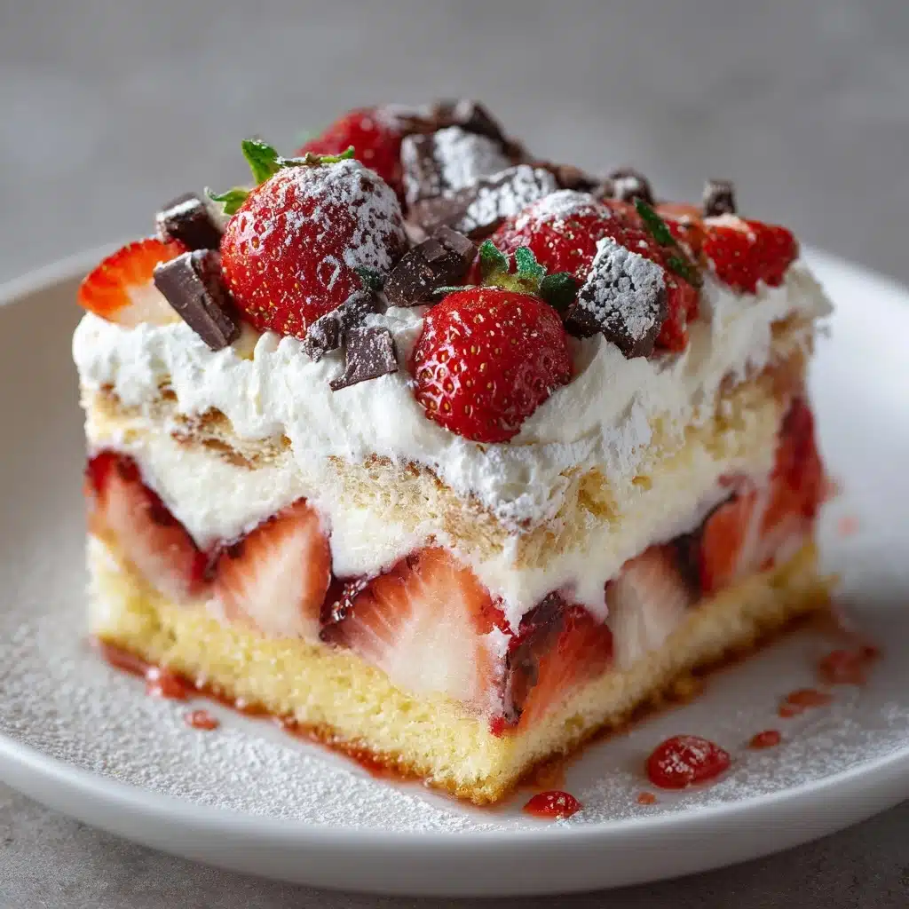 White Chocolate-Strawberry Tiramisu Recipe - Recipe Image