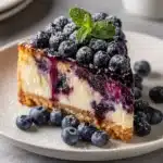 White Chocolate Blueberry Cheesecake Recipe