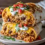 Smothered Baked Chicken Burritos Recipe