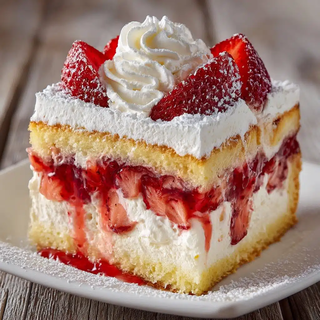 No-Fuss Strawberry Cheesecake Dump Cake Recipe - Recipe Image