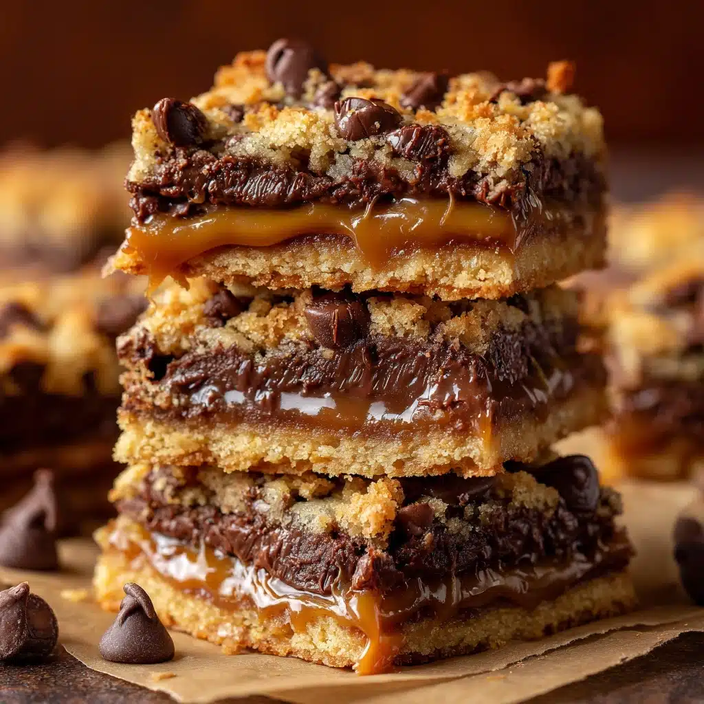Chocolate Chip Caramel Bars Recipe