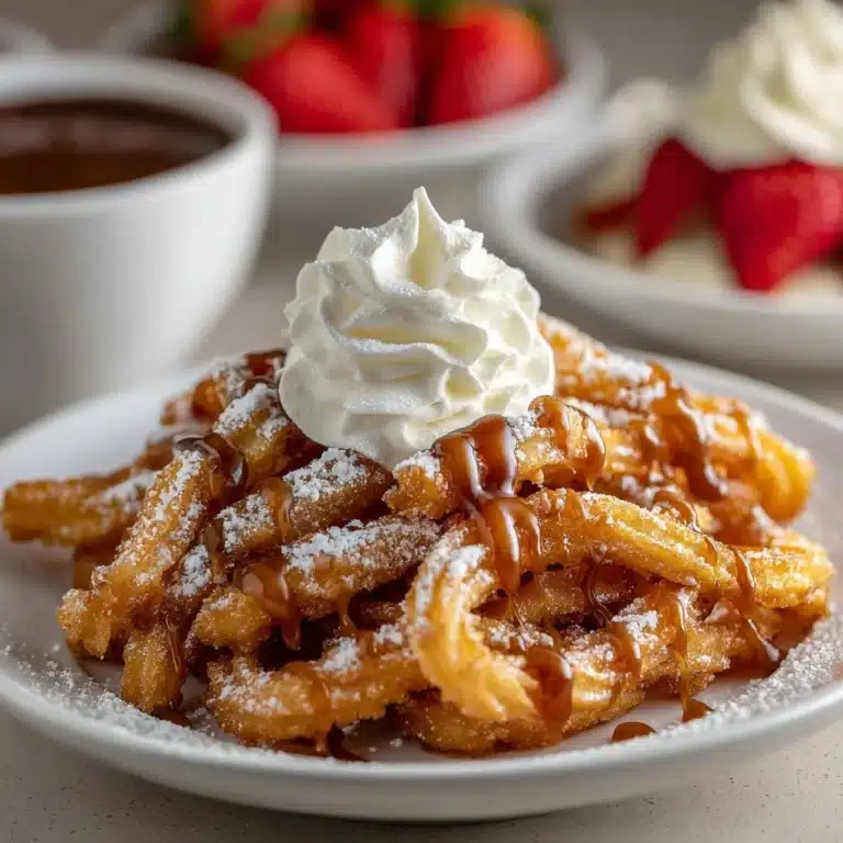 Easy Funnel Cake Fries Recipe