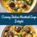 Creamy Italian Meatball Soup Recipe