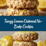 Lemon Oatmeal No-Bake Cookies Recipe
