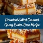 Salted Caramel Gooey Butter Bars Recipe