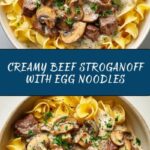 Beef Stroganoff with Egg Noodles Recipe
