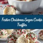 Christmas Sugar Cookie Truffles Recipe