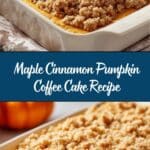 Maple Cinnamon Pumpkin Coffee Cake Recipe