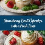 Strawberry Basil Cupcakes Recipe