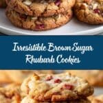 Brown Sugar Rhubarb Cookies Recipe