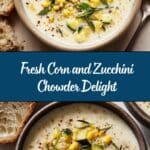 Summer Fresh Corn and Zucchini Chowder Recipe
