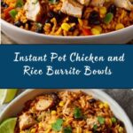 Instant Pot Weeknight Chicken and Rice Burrito Bowls Recipe