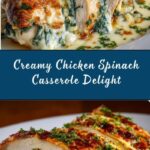 Chicken and Spinach Casserole with Cream Cheese Recipe
