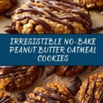 No-Bake Peanut Butter Oatmeal Cookies Recipe