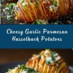 Garlic Parmesan Hasselback Potatoes Recipe
