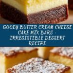 Gooey Butter Cream Cheese Cake Mix Bars Recipe