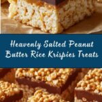 Salted Peanut Butter Rice Krispies Treats Recipe