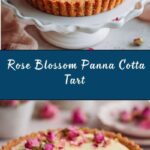 Rose Blossom Panna Cotta Tart Recipe