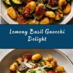 Lemon Basil Gnocchi with Zucchini Recipe