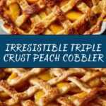 Triple Crust Peach Cobbler Recipe