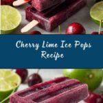 Cherry Lime Ice Pops Recipe