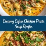 Creamy Cajun Chicken Pasta Soup Recipe