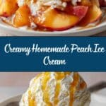 Homemade Peach Ice Cream Recipe