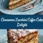 Cinnamon Zucchini Coffee Cake Recipe