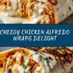 Cheesy Chicken Alfredo Wraps Recipe