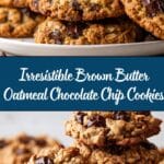 Brown Butter Oatmeal Chocolate Chip Cookies Recipe