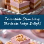 Strawberry Shortcake Fudge Recipe