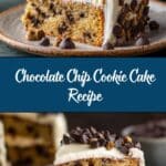 Chocolate Chip Cookie Cake Recipe