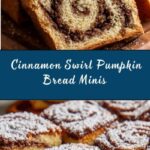 Cinnamon Swirl Pumpkin Bread Minis Recipe