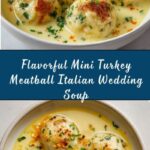 Mini Turkey Meatball Italian Wedding Soup Recipe