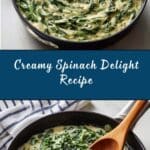 Easy Creamed Spinach Recipe