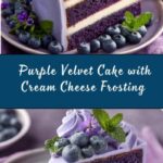 Purple Velvet Cake with Cream Cheese Frosting Recipe